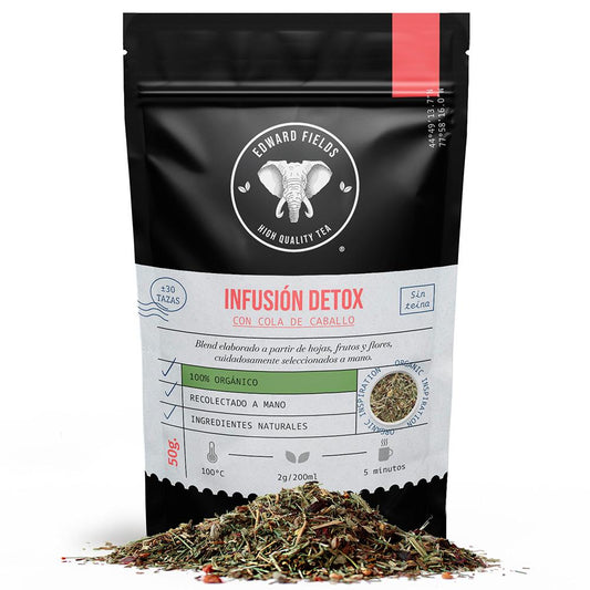 Infusión Detox con Cola de Caballo, ecológica a granel Edward Fields 50 g