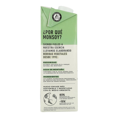 Pack 6ud Bebida Soja BIO Monsoy, 1L