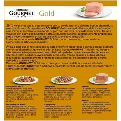GOURMET GOLD Mousse PesOceano Multipack (8x85g)