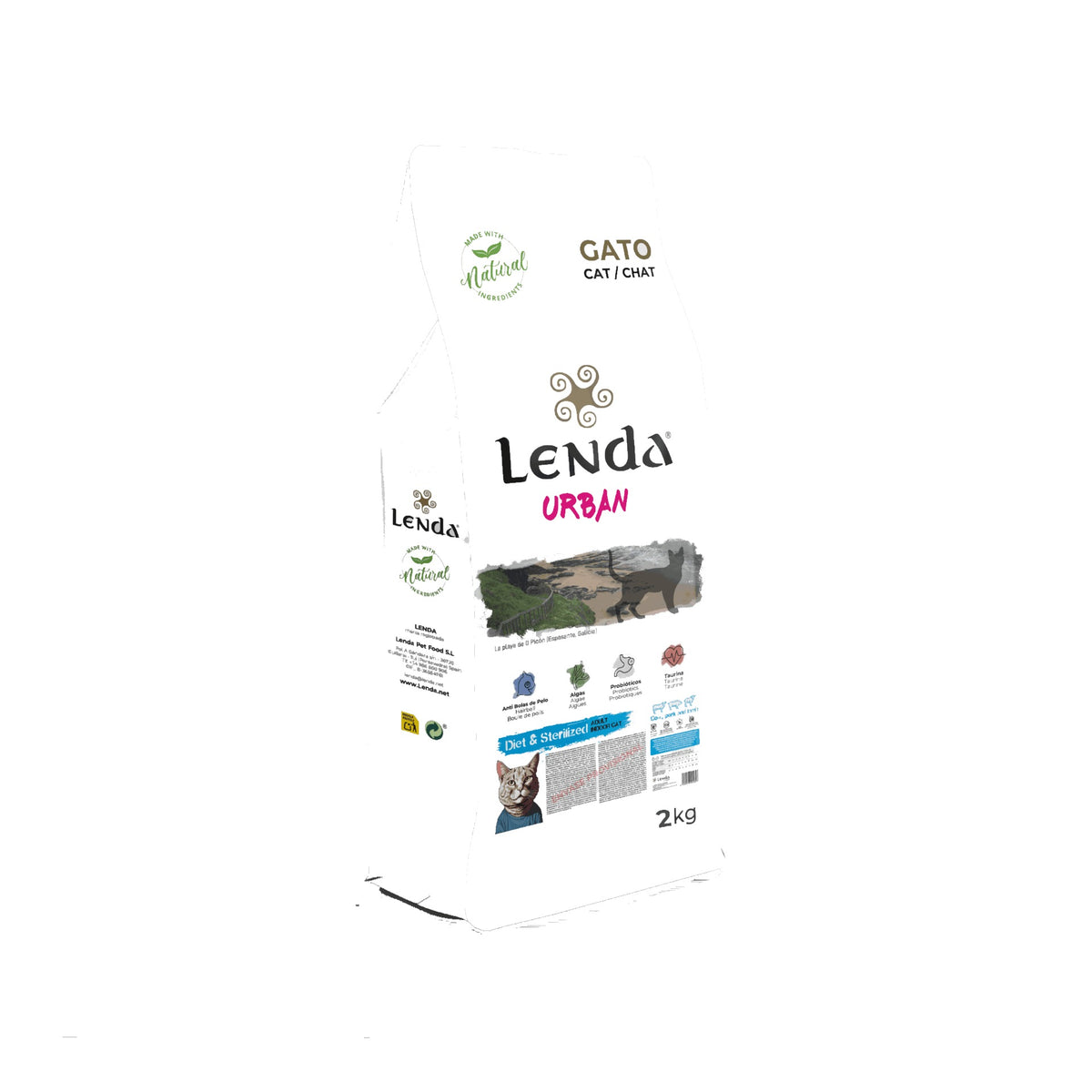 Pienso para Gatos de Interior Esterilizados Urban Lenda 7 kg