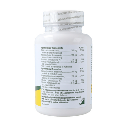 Calcio, Magnesio, Vit D3 y K2 Nature's Plus 30 comprimidos