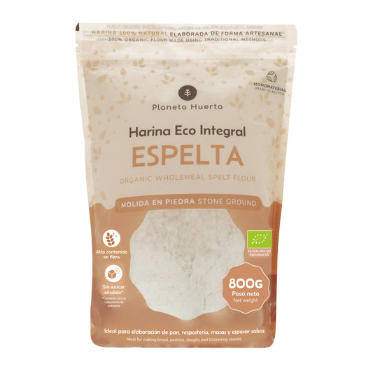 Harina Integral de Espelta Eco Planeta Huerto 800 g