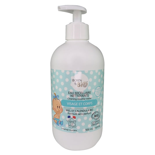 Agua Limpiadora Bebé Cosmos Organic Born to Bio 500 ml