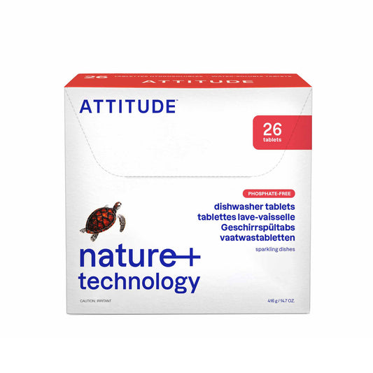 Detergente ECO para máquina lavavajillas Attitude 26 dósis