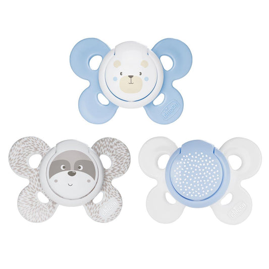 Chupete Physio Comfort silicona 0-6m 2 ud surtidos Chicco