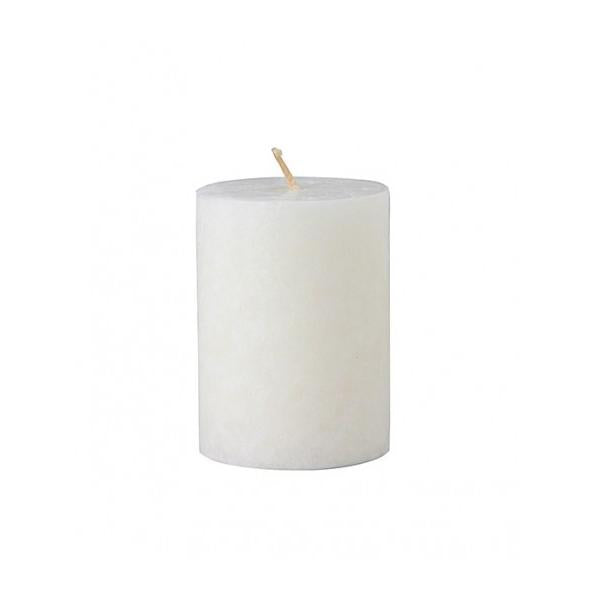 Vela Pilar pequeña Blanca