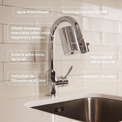 Pack 4 x Cartuchos para filtro EcoPro Chrome SMR Tappwater