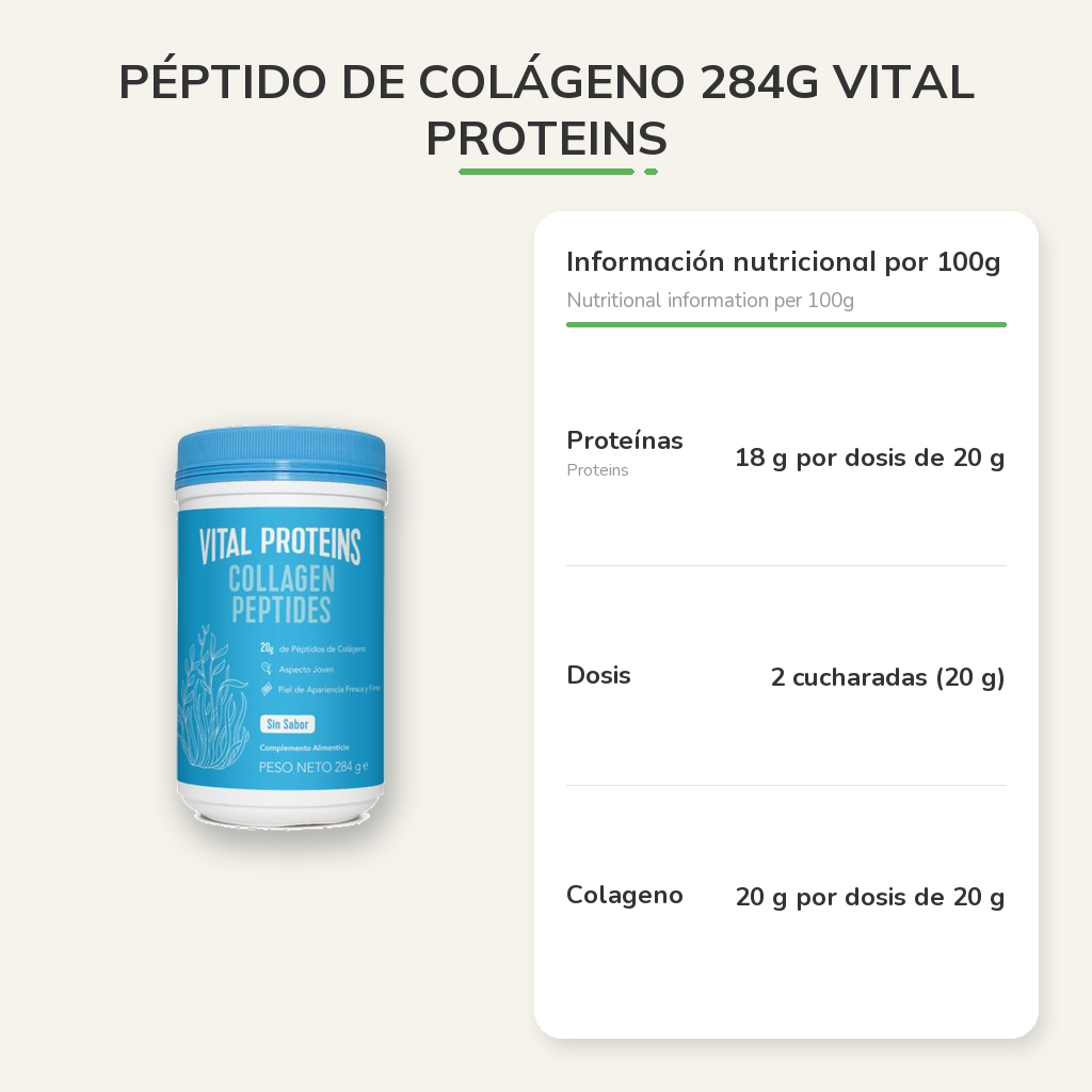 Información nutricional