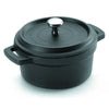 Olla cocotte negra de aluminio fundido Lacor