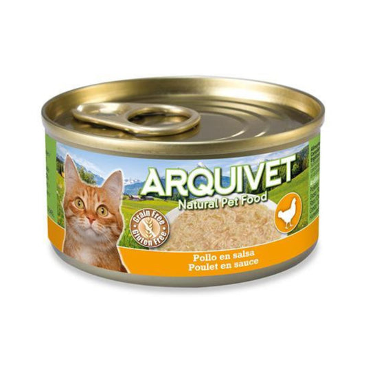 Pollo en salsa Arquivet 80 g Comida húmeda para gatos