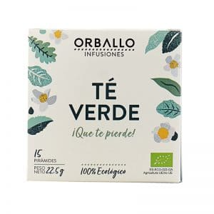 Té verde Bio orballo 15 pirámides