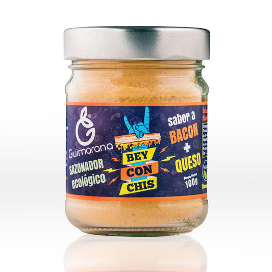 Sazonador Bey con chis sabor bacon y queso Guimarana 100 g