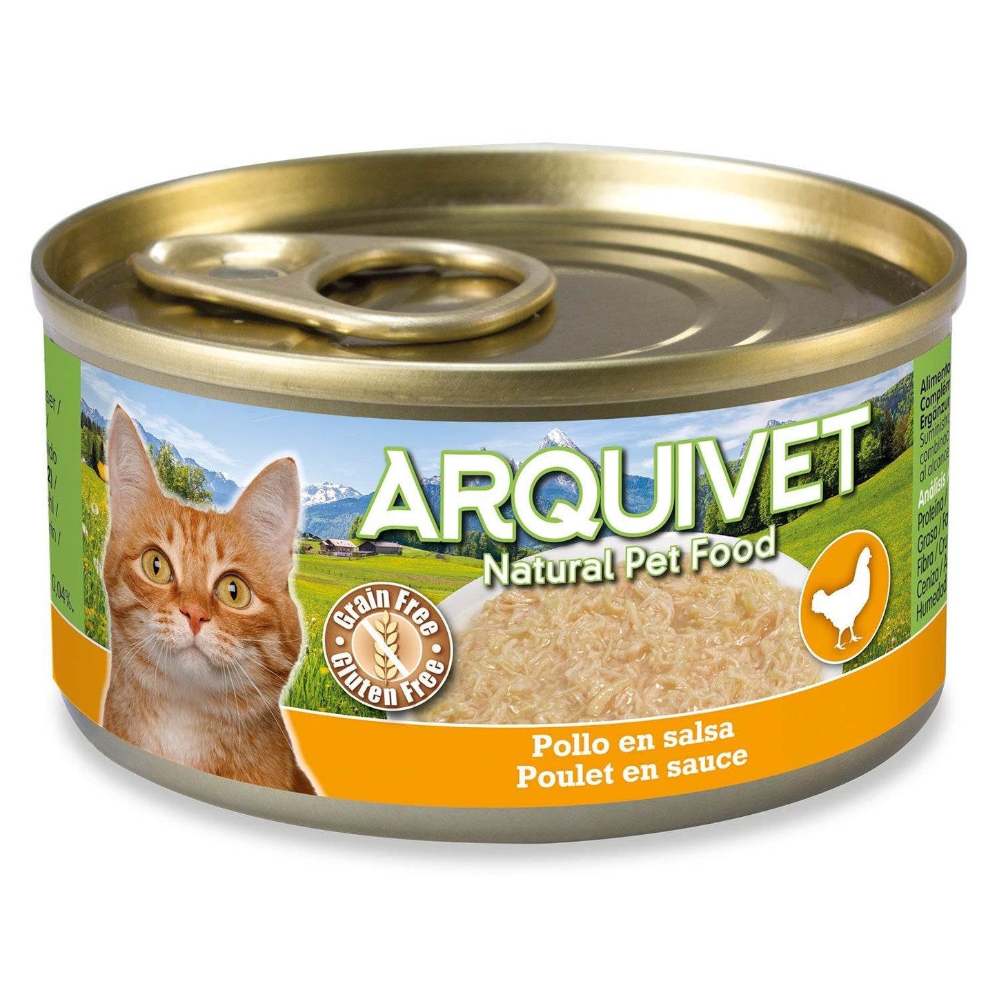 Pollo en salsa Arquivet 80 g Comida húmeda para gatos