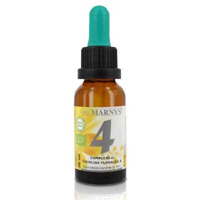 Complejo Floral BIO Fórmula 4 Miedo-inseguridad Marnys,  20 ml