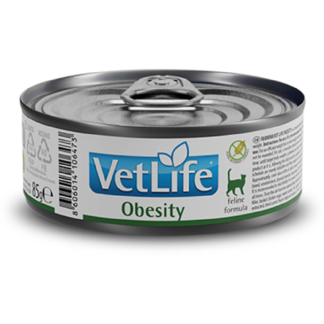 Vet Life Fórmula felina Obesity Farmina 85 g