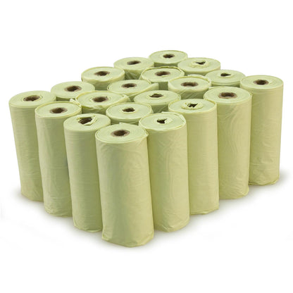 Bolsas excrementos biodegradables Arquivet 20 rollos x 15 bolsas