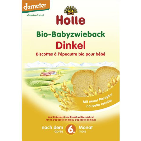 Tostadas espelta ecológicas infantiles Holle, 200g