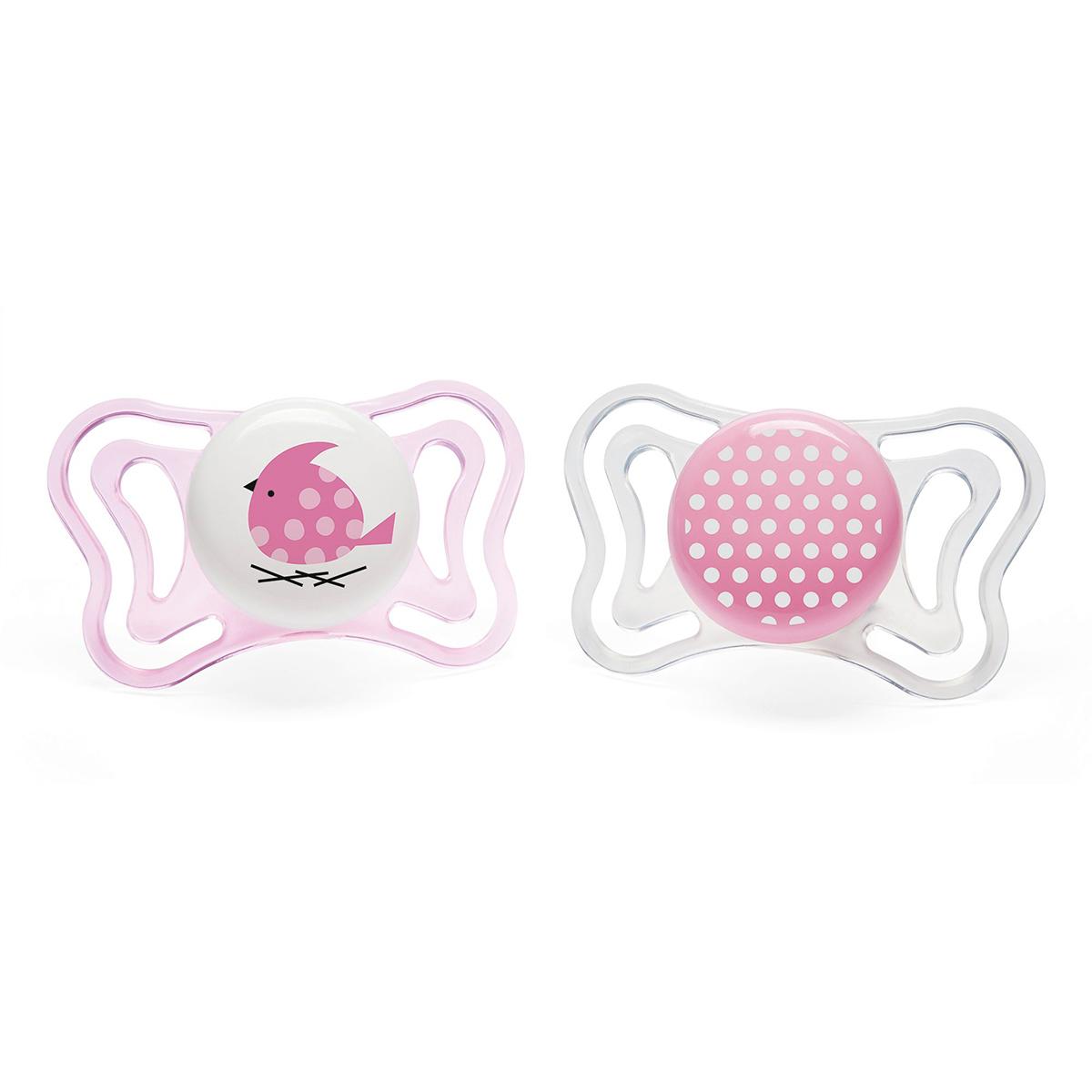 Chupete Physio Light silicona 2-6m 2ud Chicco