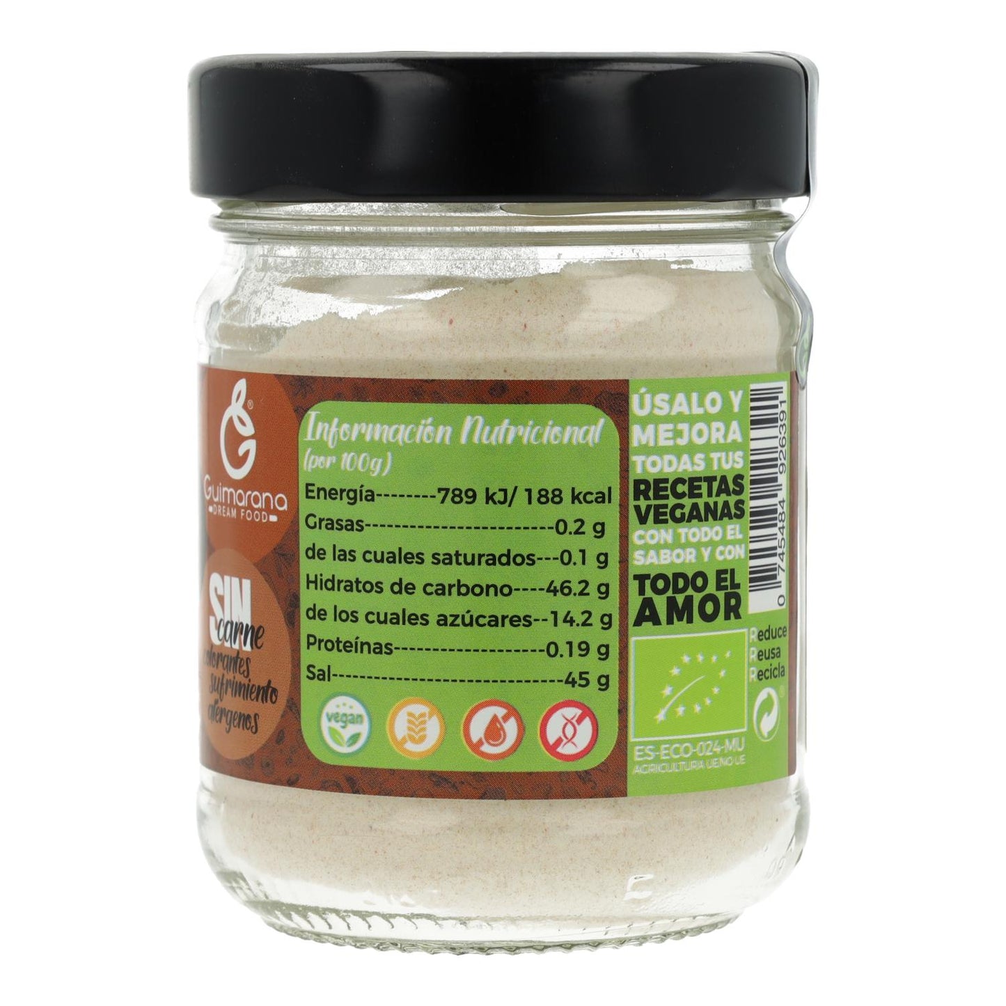 Caldo vegano sabor carne ECO Guimarana 125 g