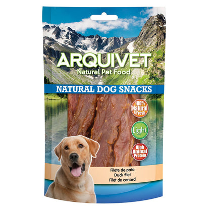 Snack natural para perros Filete de pato Arquivet 1 Kg