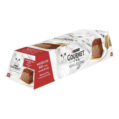 Pack 6 x GOURMET REVELATIONS Mousse Ternera  (4 x 57 g)