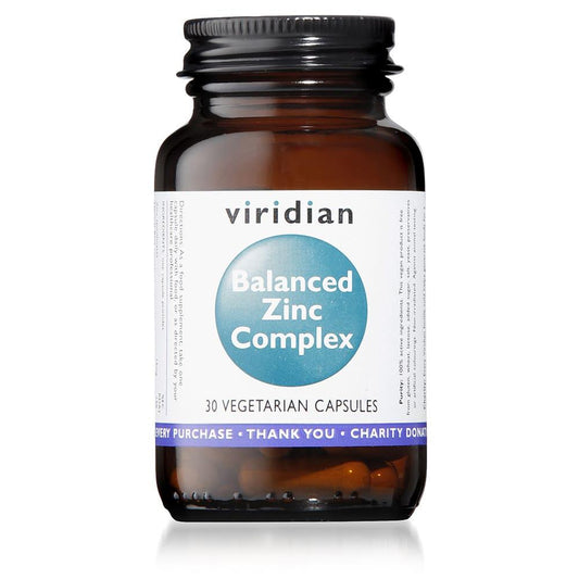 Balanced Zinc Complex 30 cápsulas vegetales Viridian