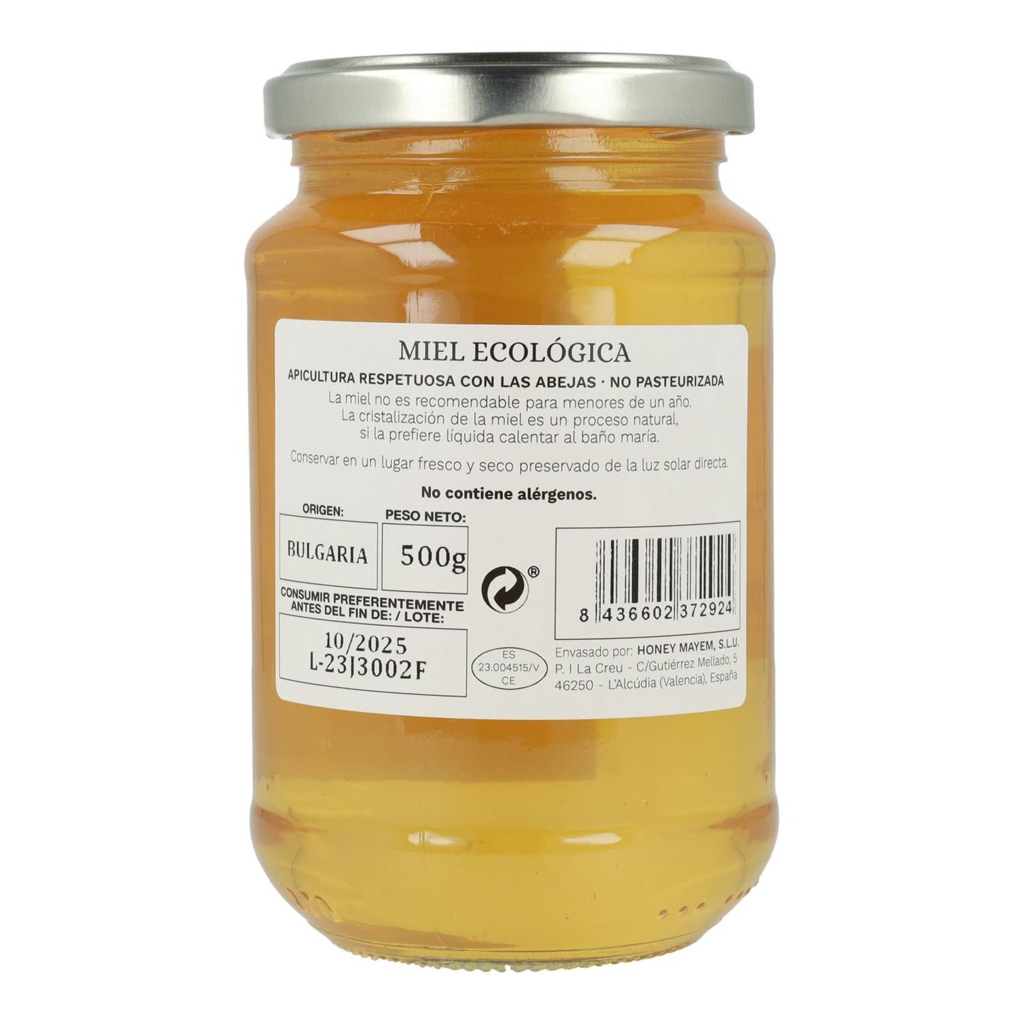 Miel acacia bio Mayem 500 g