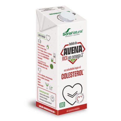 Bebida Ecológica de Avena rica en Omega 3, Soria Natural, 1L