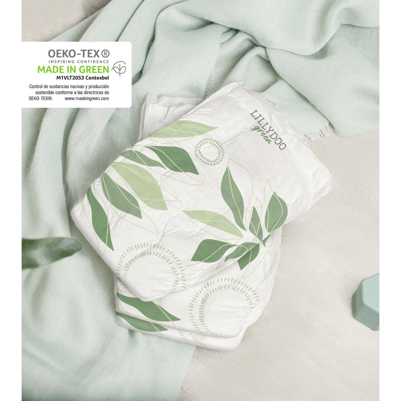 Pack ahorro Pañales LILLYDOO green, Talla 7, +15kg 105 uds