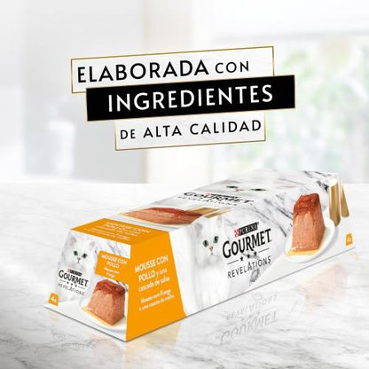 Pack 6 x GOURMET REVELATIONS Mousse Pollo (4x57g)
