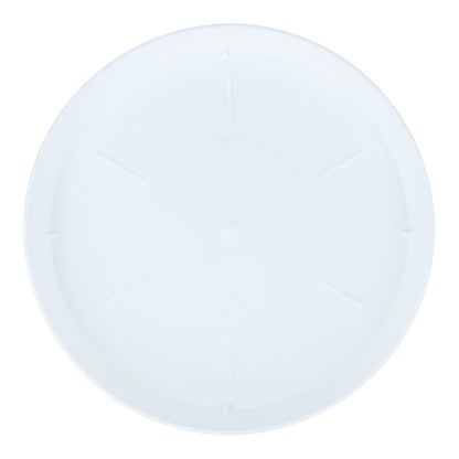 Plato maceta Tes color blanco D 17 x 2,5 cm