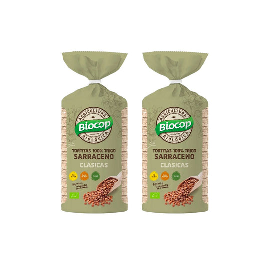Pack 2 x Tortitas 100% Trigo Sarraceno Biocop 100 g