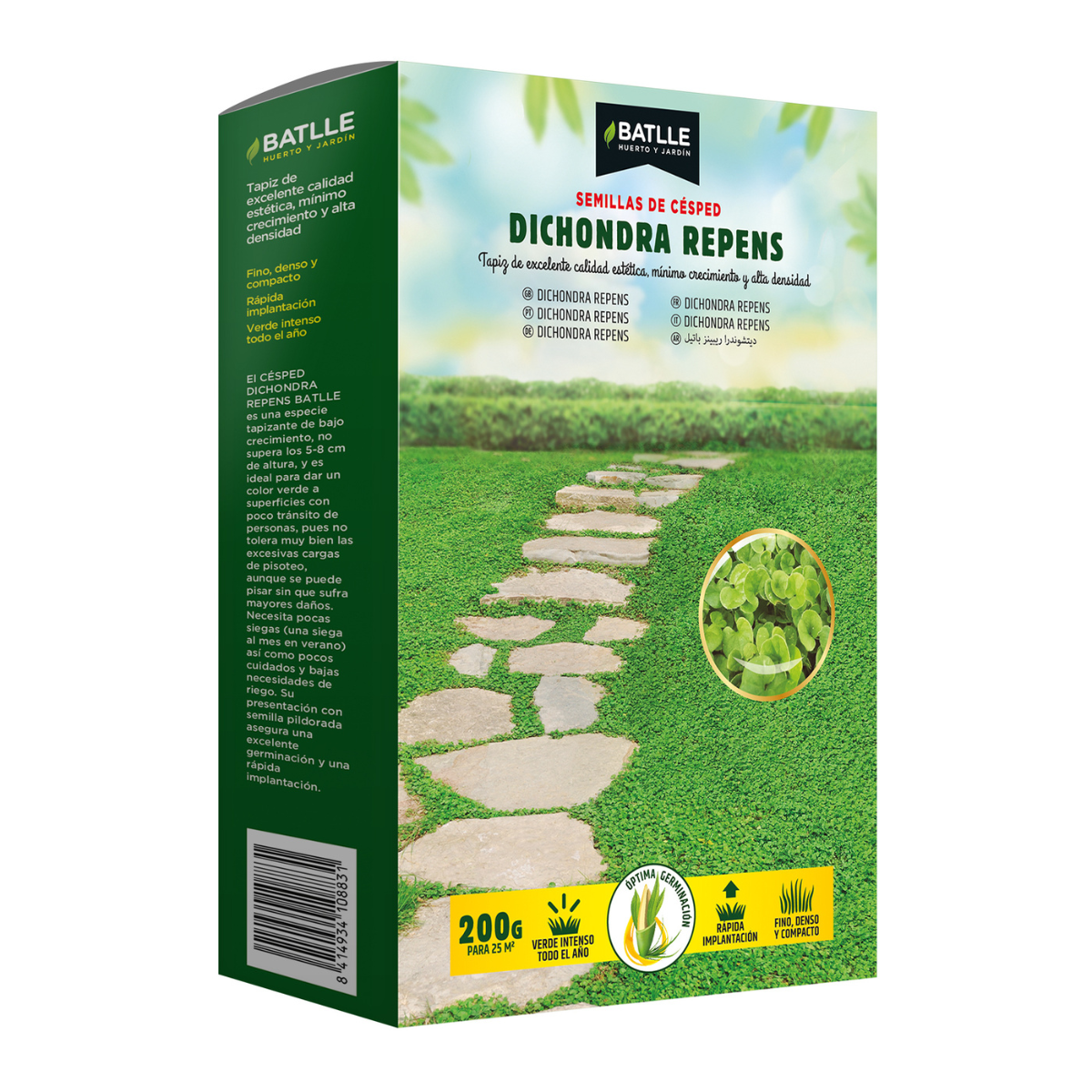 Semillas césped Dichondra repens Batlle 800 g