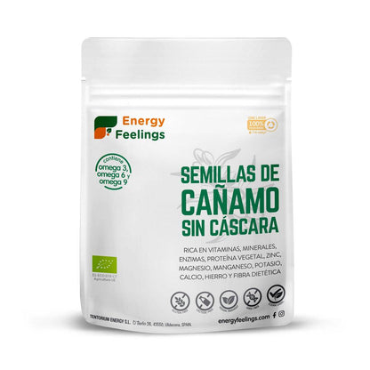 Semillas de cáñamo sin cáscara BIO (al vacío) Energy Feelings 1 kg
