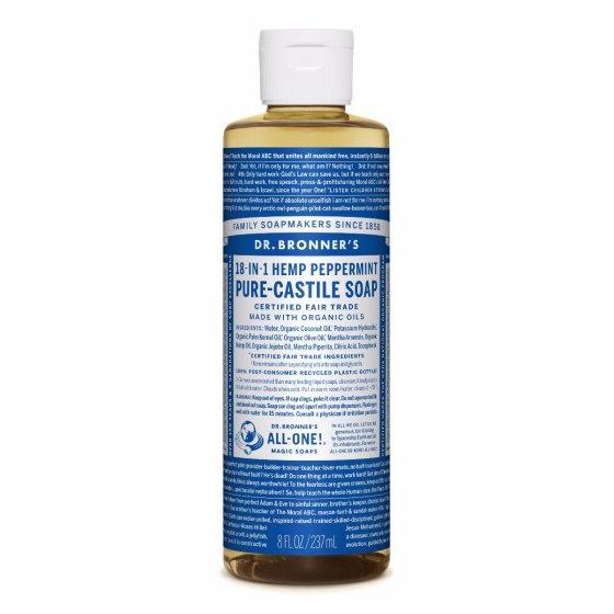 Jabón líquido Menta Dr. Bronners  240 ml
