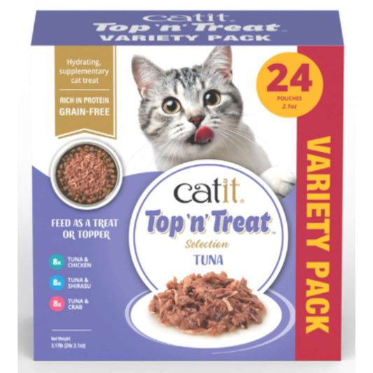 Catit Top 'N Treat, Multipack Atún, 24x60g
