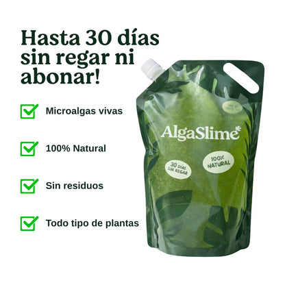 Gel de Riego para Plantas con Microalgas Vivas AlgaSlime 1l