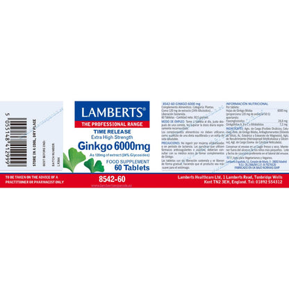 Ginkgo Biloba 6.000 mg