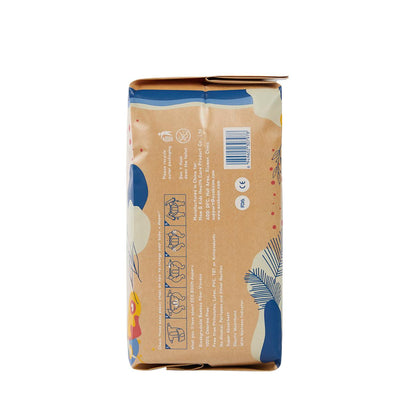 ECOBOOM- Pañal Ecológico de BAMBÚ Eco Boom. 70% Biodegradable, Hipoalergénico (TALLA 3/M, 6-10KG, PACK DE 4 BOLSAS, TOTAL 128 PAÑALES)