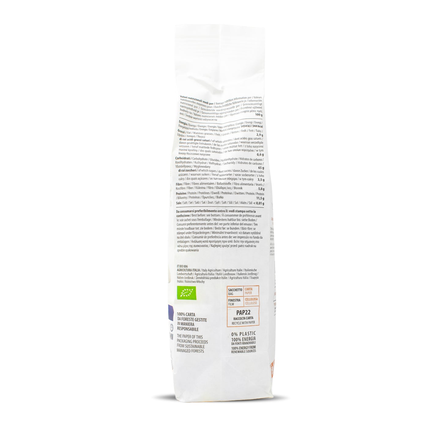 Penne rigate espelta integral bio Girolomoni 500g