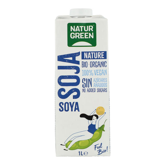 Bebida de Soja Nature sin Azúcares NaturGreen, 1 L