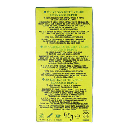 Té Verde Depur Bio Cupper 20 bolsitas