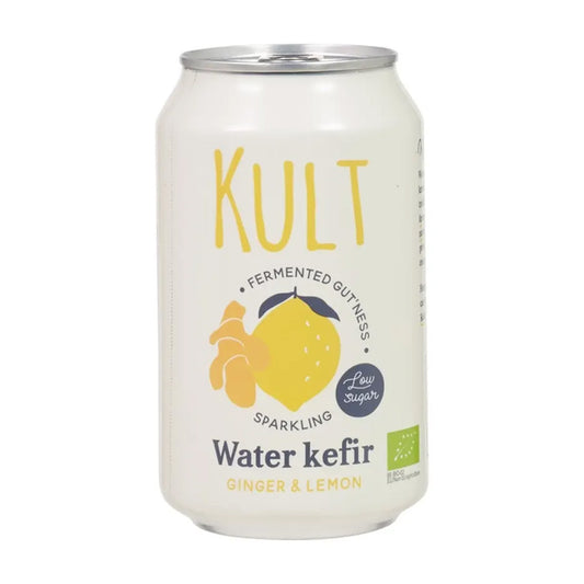 Agua de Kefir Ginger-Lemon KULT 330 ml