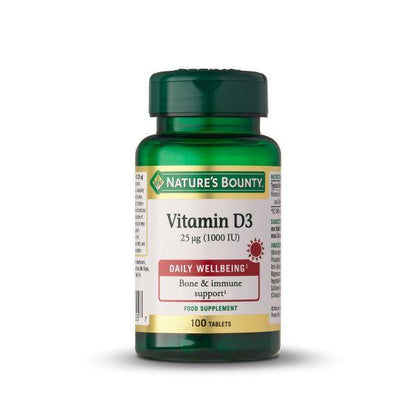 Vitamina D3 (1000UI) 100comp Nature's Bounty