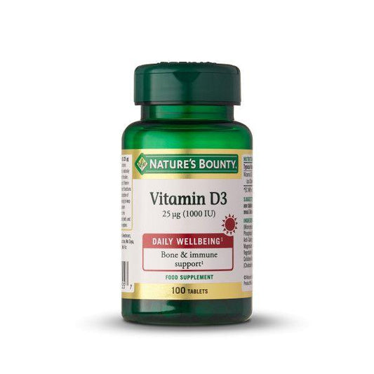 Vitamina D3 (1000UI) 100comp Nature's Bounty