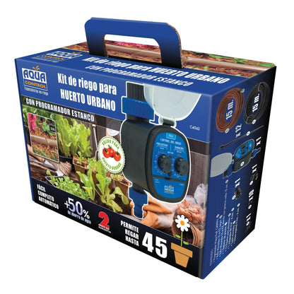 Kit de riego mesas de cultivo con programador Aqua Control