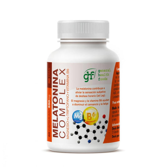 Melatonina Complex Mag+Triptofano+Vit B6 550 mg 60