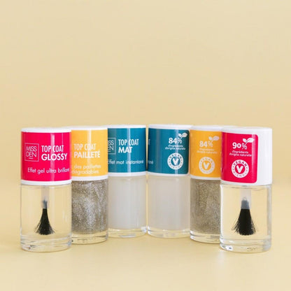 Laca uñas Top Coat brillo 063, Miss Den Paris