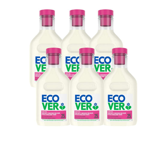 Pack 6X Suavizante de Ropa de Flor de Manzana y Almendra Ecover 750 ml