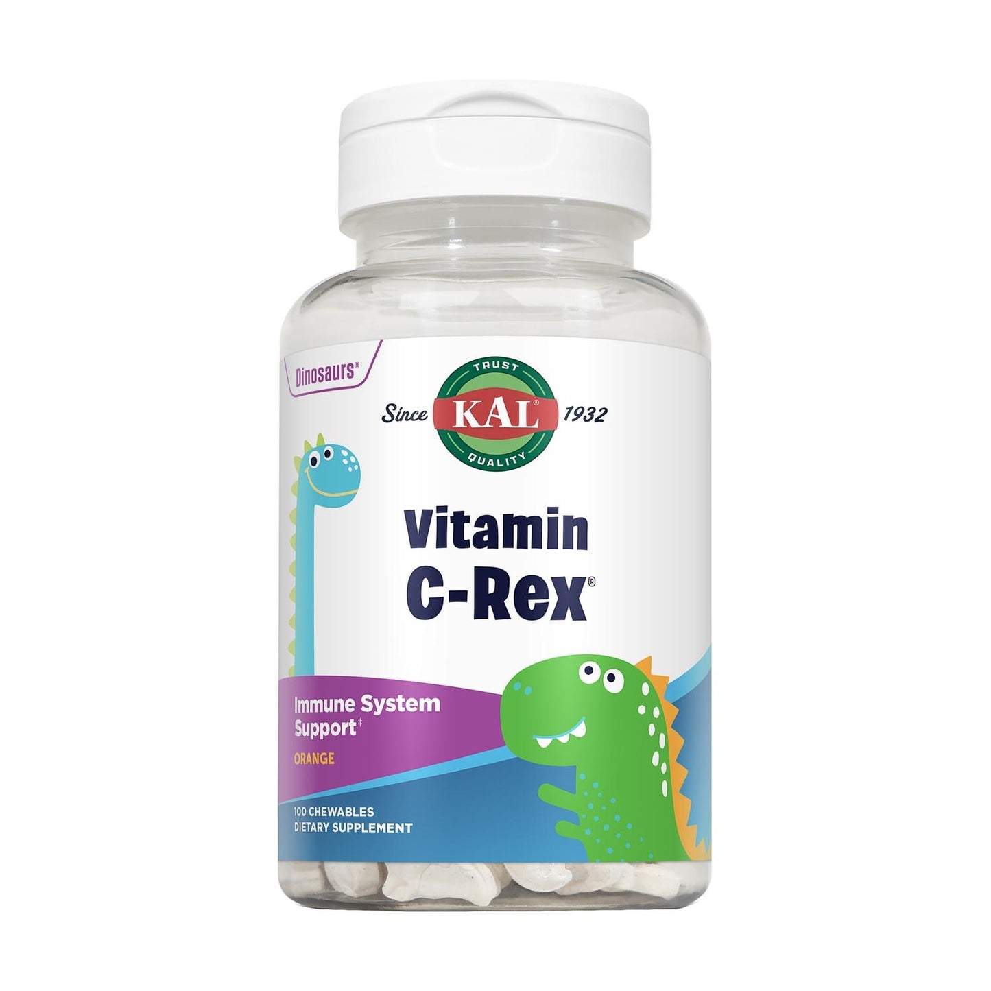 Vitamina C Rex Kal,  100 Dinosaurios masticables